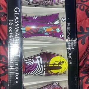 Nightmare before Christmas set of glasses